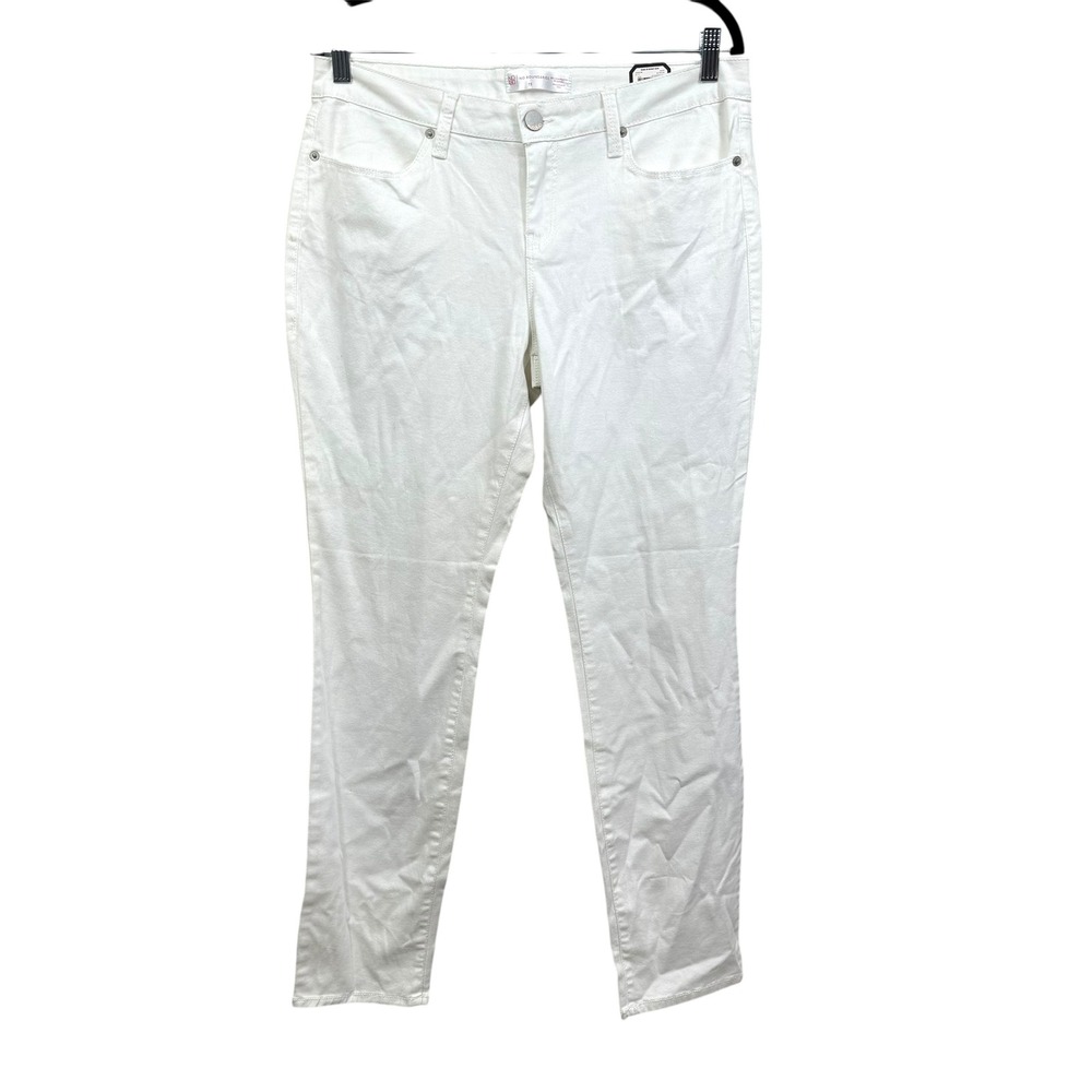 No Boundaries Womens Denim Jeans Skinny Leg Stretch Zip Fly White Size 15*